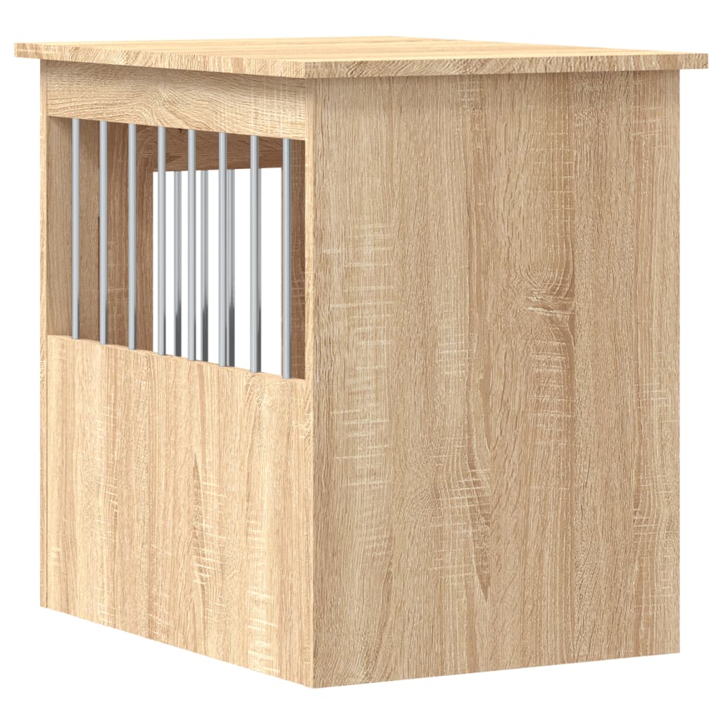 Dog Crate Furniture Sonoma Oak 45x62x59 cm Engineered Wood