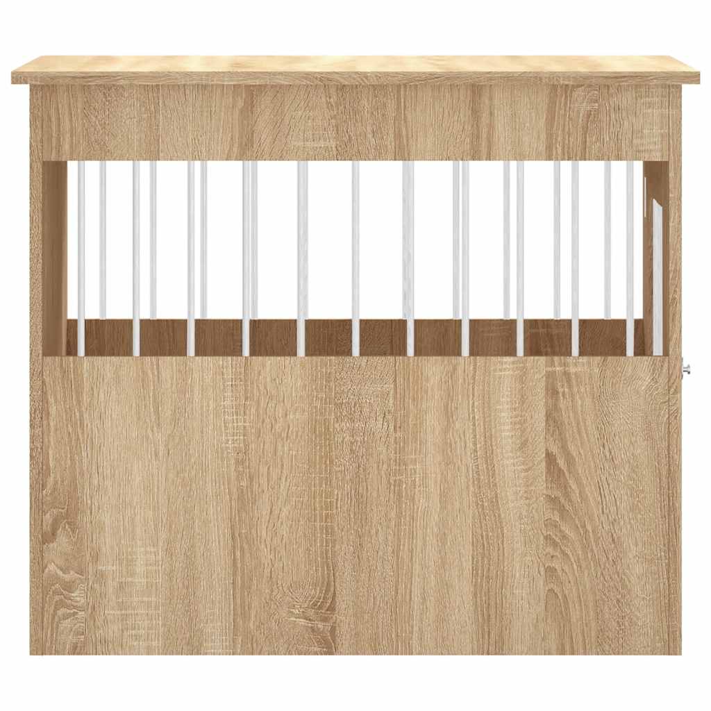 Dog Crate Furniture Sonoma Oak 55x80x68 cm Engineered Wood
