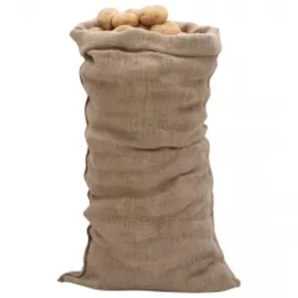 Jute Sacks 30 pcs 65x135 cm 100% Jute 220 gsm