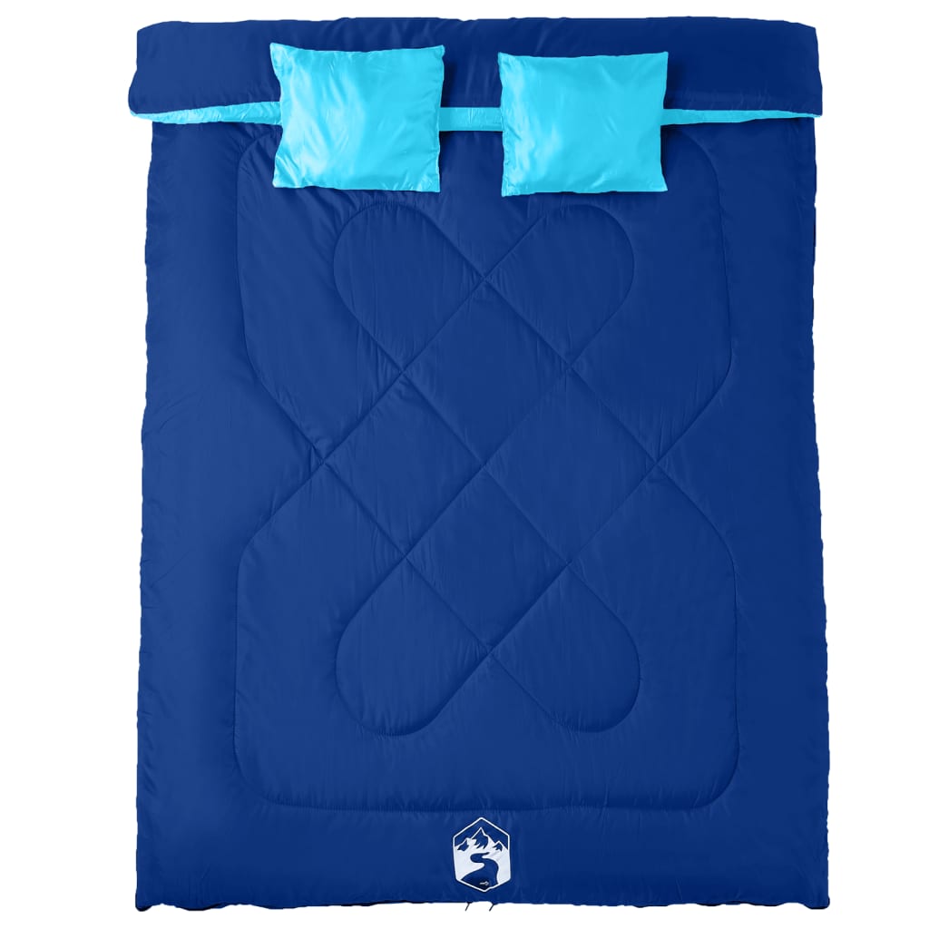Double Sleeping Bag with Pillows for Adults Camping 3-4 Seasons