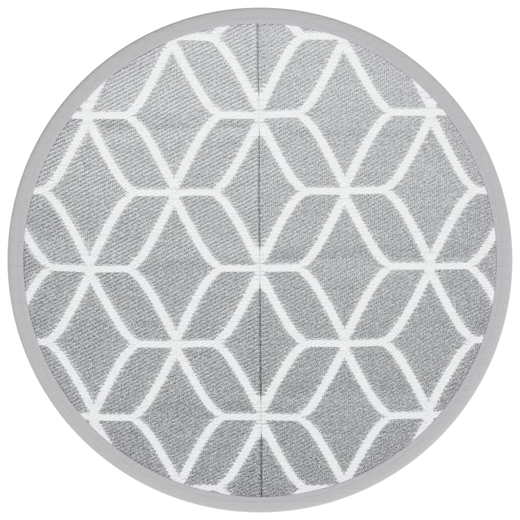 Outdoor Carpet ARAKIL Grey Ø200 cm PP