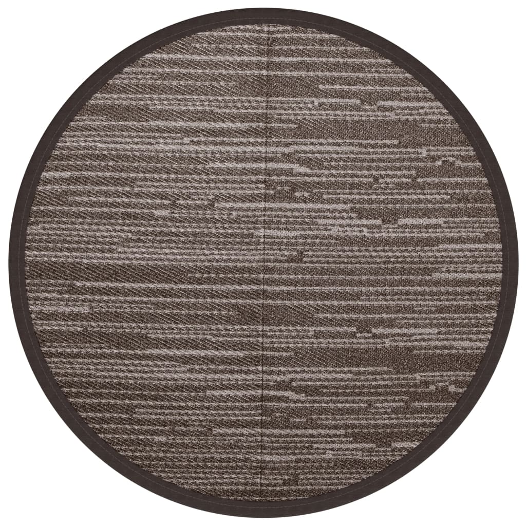 Outdoor Carpet ARAKIL Brown Ø120 cm PP
