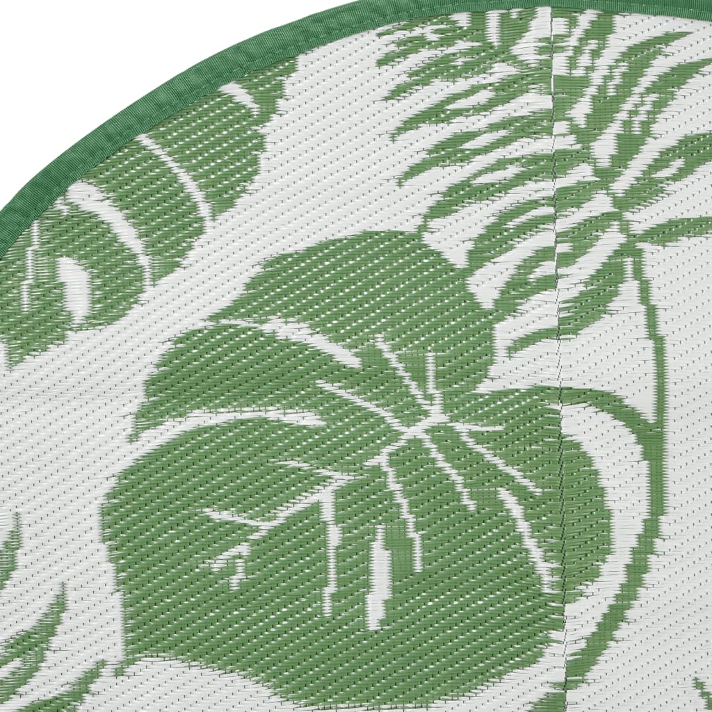 Outdoor Carpet ARAKIL Green Ø160 cm PP