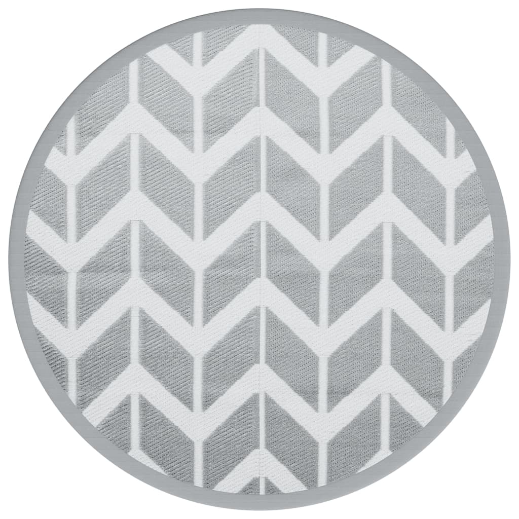 Outdoor Carpet ARAKIL Grey Ø120 cm PP