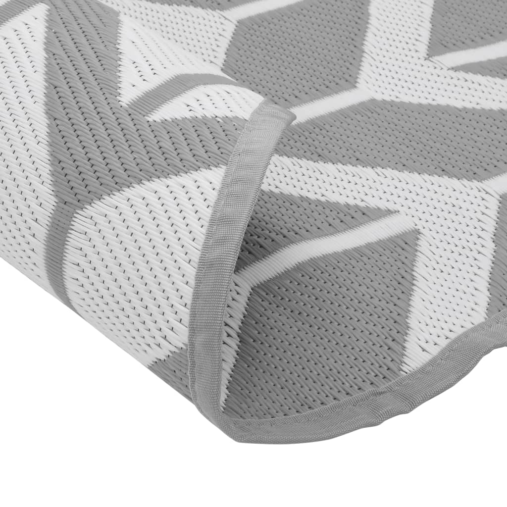 Outdoor Carpet ARAKIL Grey Ø120 cm PP