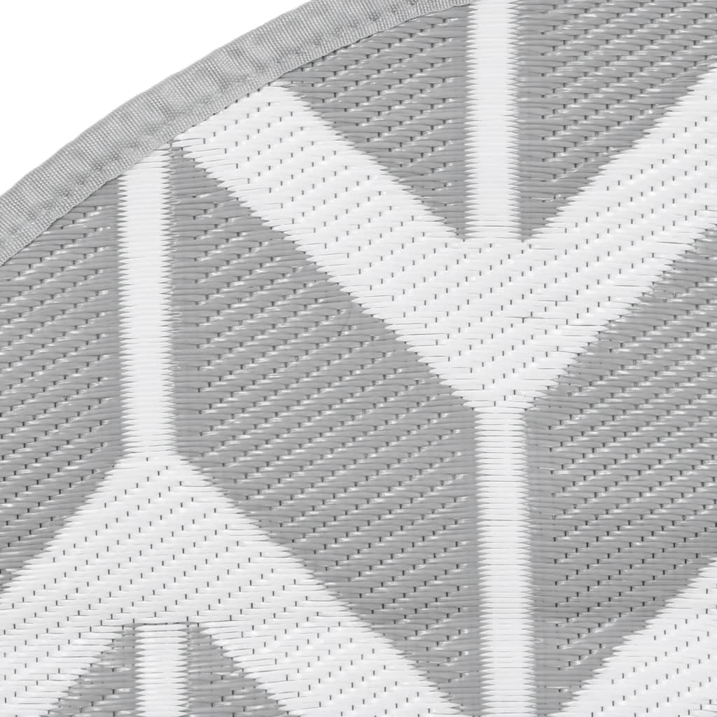 Outdoor Carpet ARAKIL Grey Ø120 cm PP
