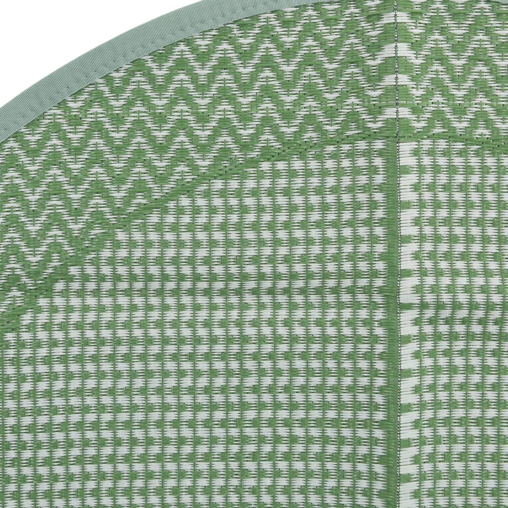 Outdoor Carpet ARAKIL Green Ø120 cm PP