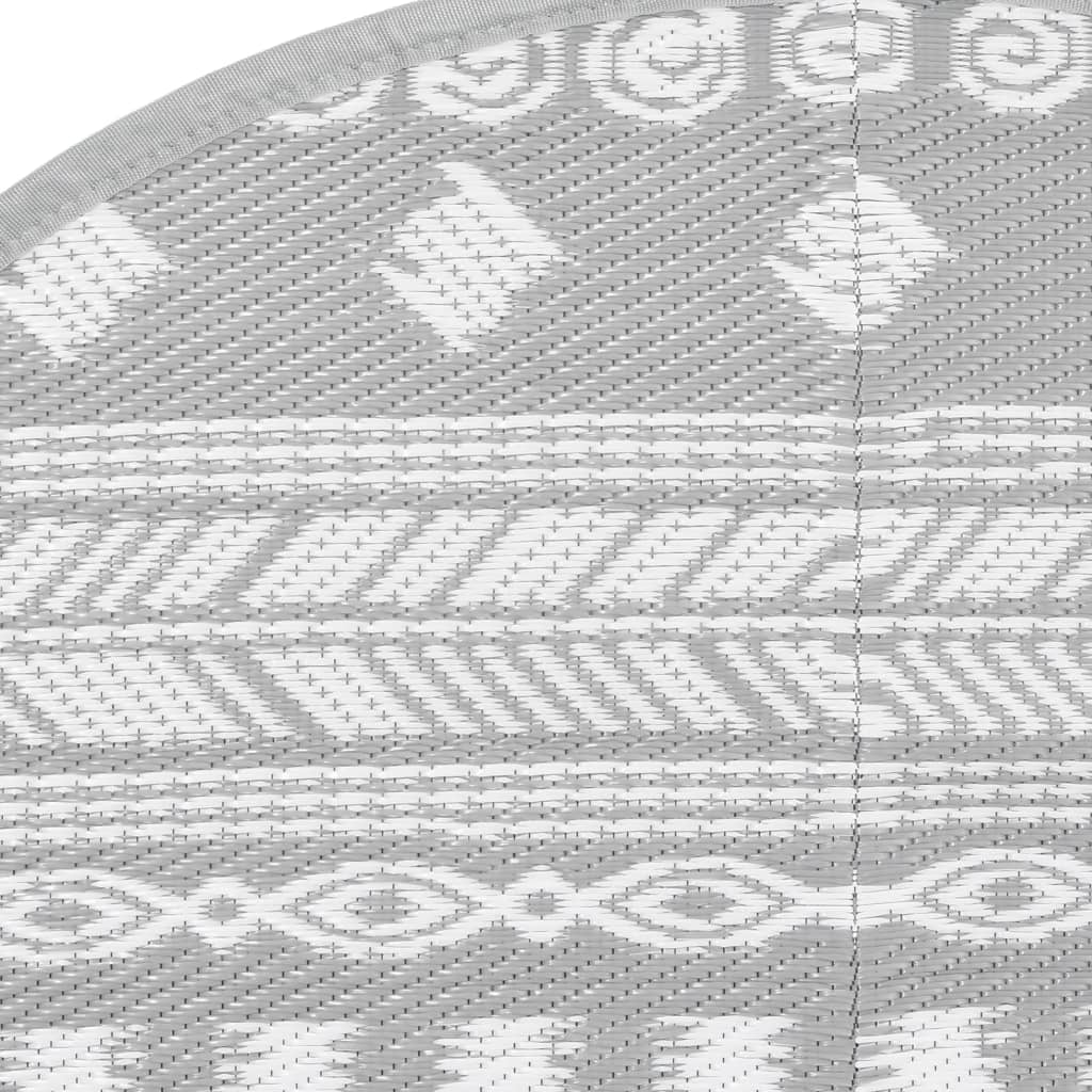 Outdoor Carpet ARAKIL Grey Ø120 cm PP