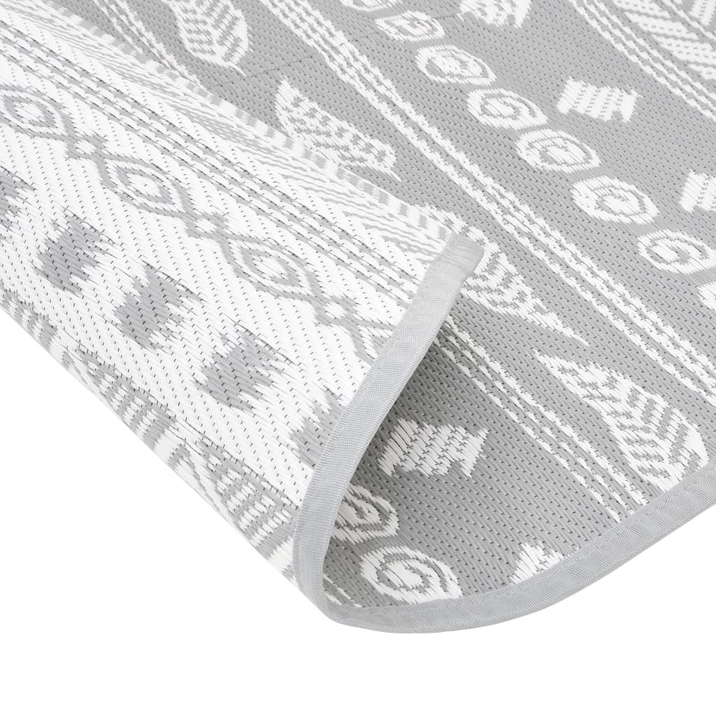 Outdoor Carpet ARAKIL Grey Ø120 cm PP