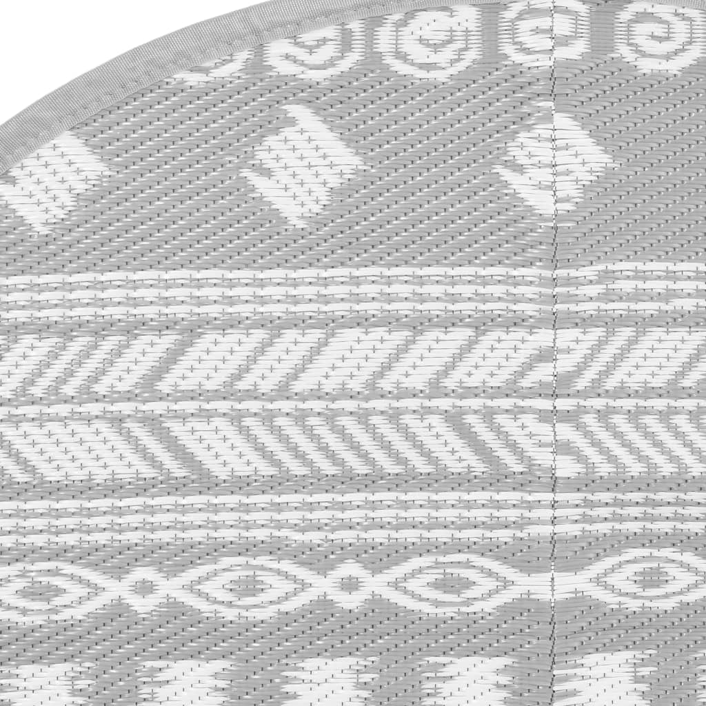 Outdoor Carpet ARAKIL Grey Ø200 cm PP