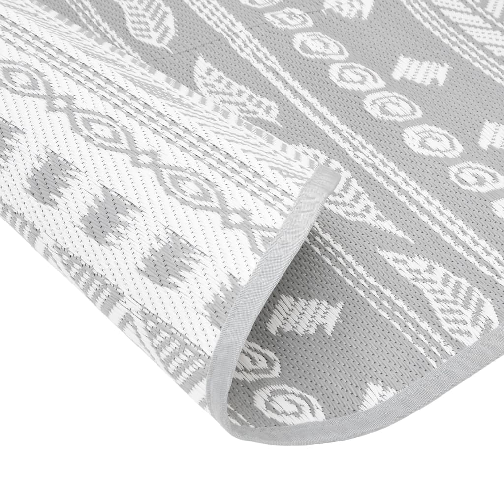 Outdoor Carpet ARAKIL Grey Ø200 cm PP