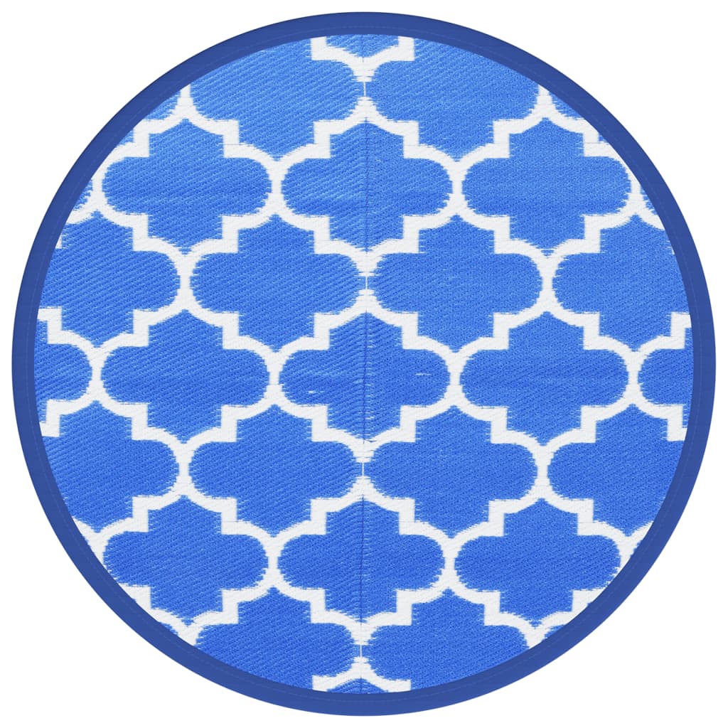Outdoor Carpet ARAKIL Blue Ø200 cm PP