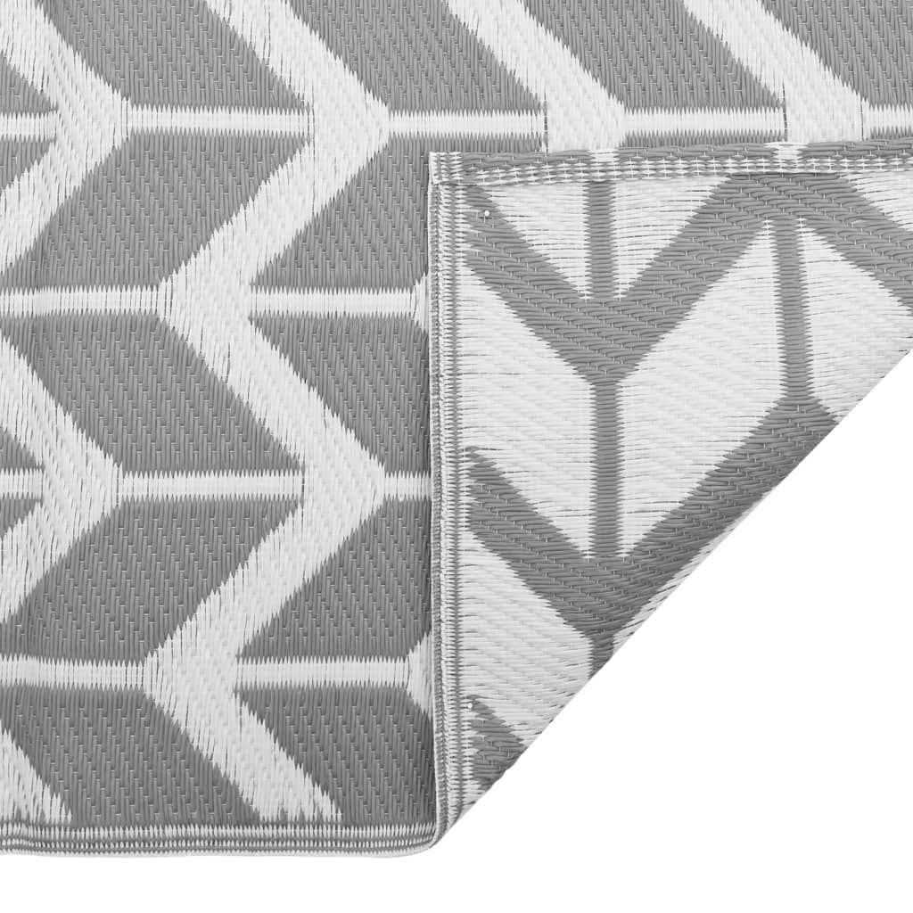 Outdoor Carpet ARAKIL Grey 160x230 cm PP