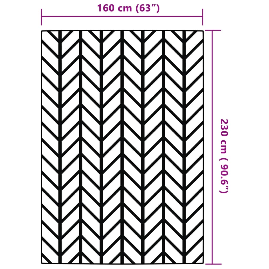 Outdoor Carpet ARAKIL Grey 160x230 cm PP