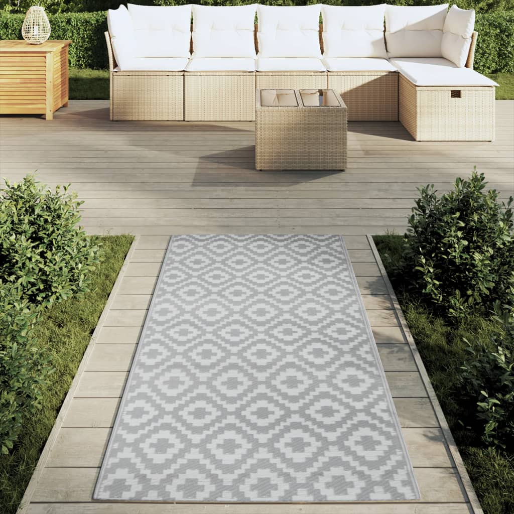 Outdoor Carpet ARAKIL Grey 80x150 cm PP