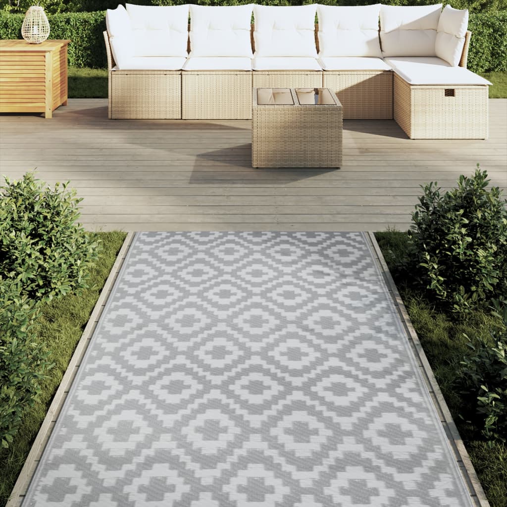 Outdoor Carpet ARAKIL Grey 120x180 cm PP