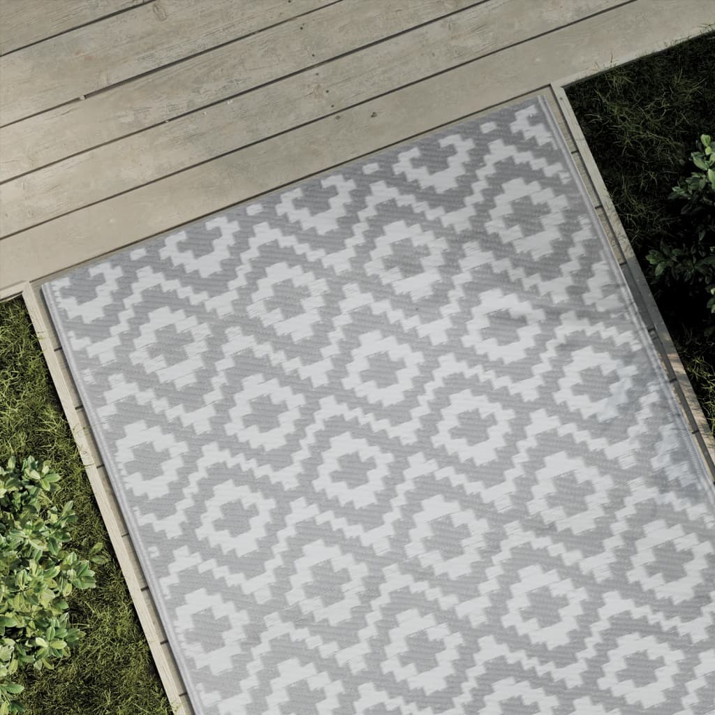 Outdoor Carpet ARAKIL Grey 120x180 cm PP