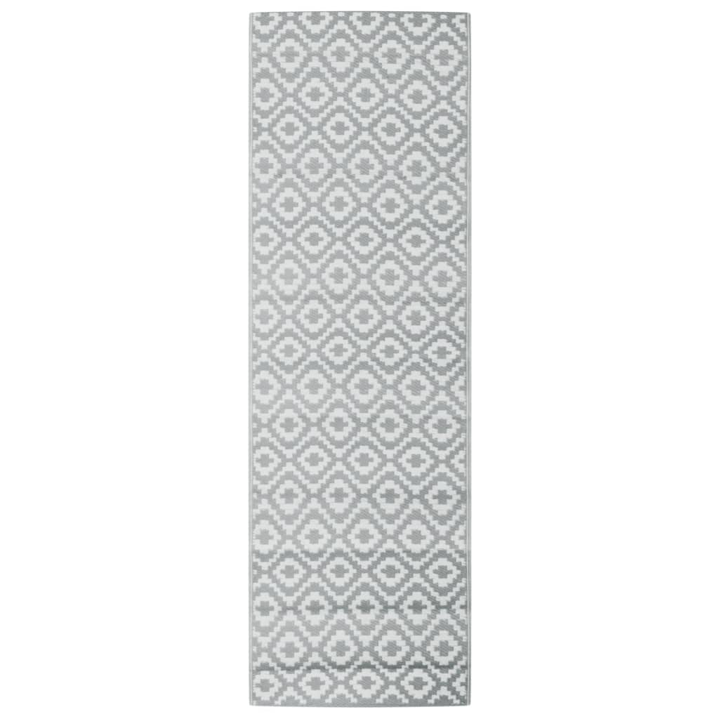 Outdoor Carpet ARAKIL Grey 80x250 cm PP