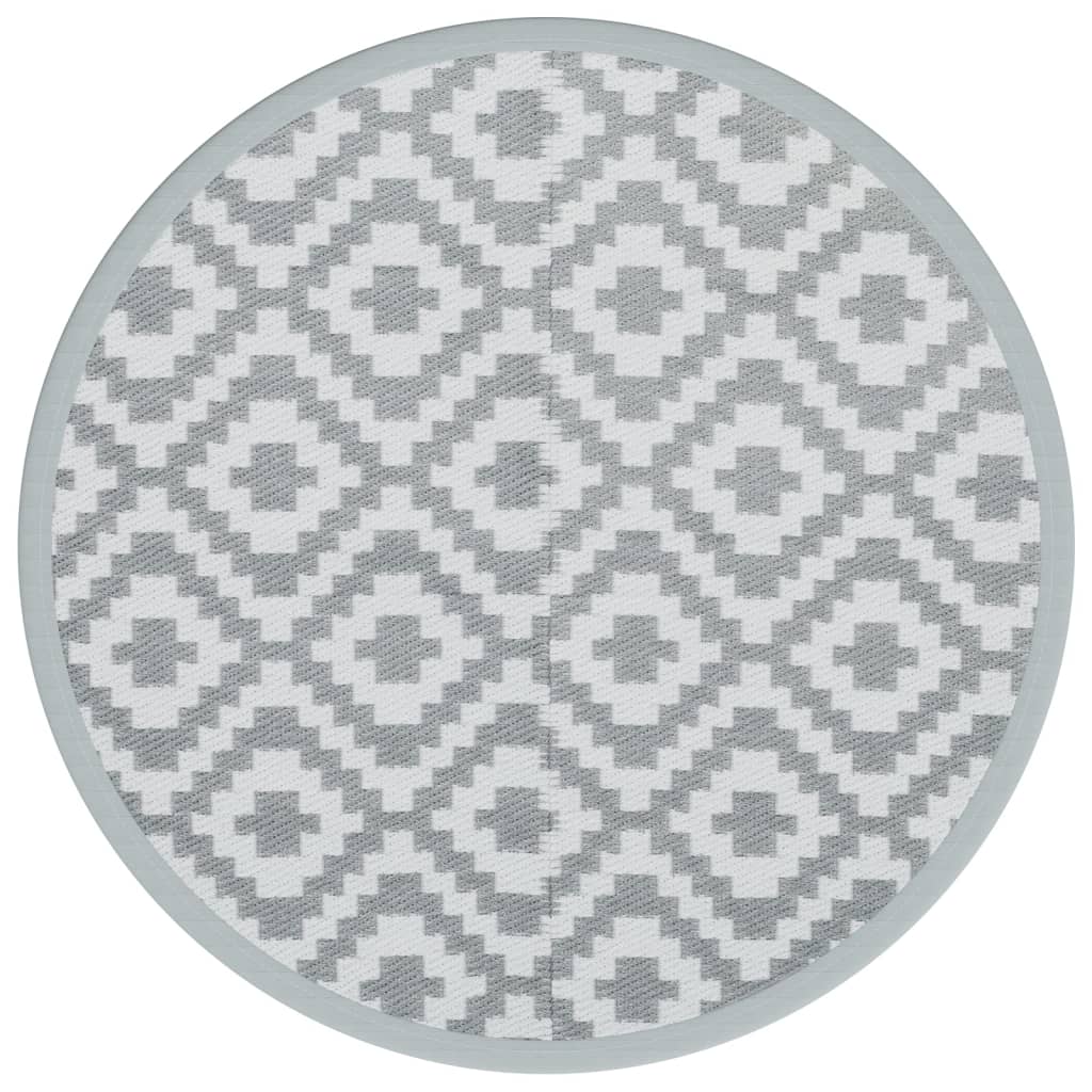 Outdoor Carpet ARAKIL Grey Ø160 cm PP
