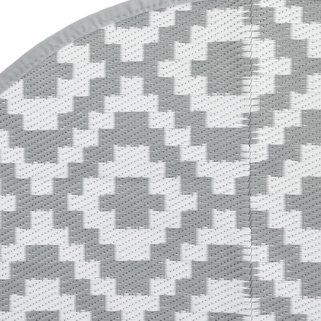 Outdoor Carpet ARAKIL Grey Ø160 cm PP