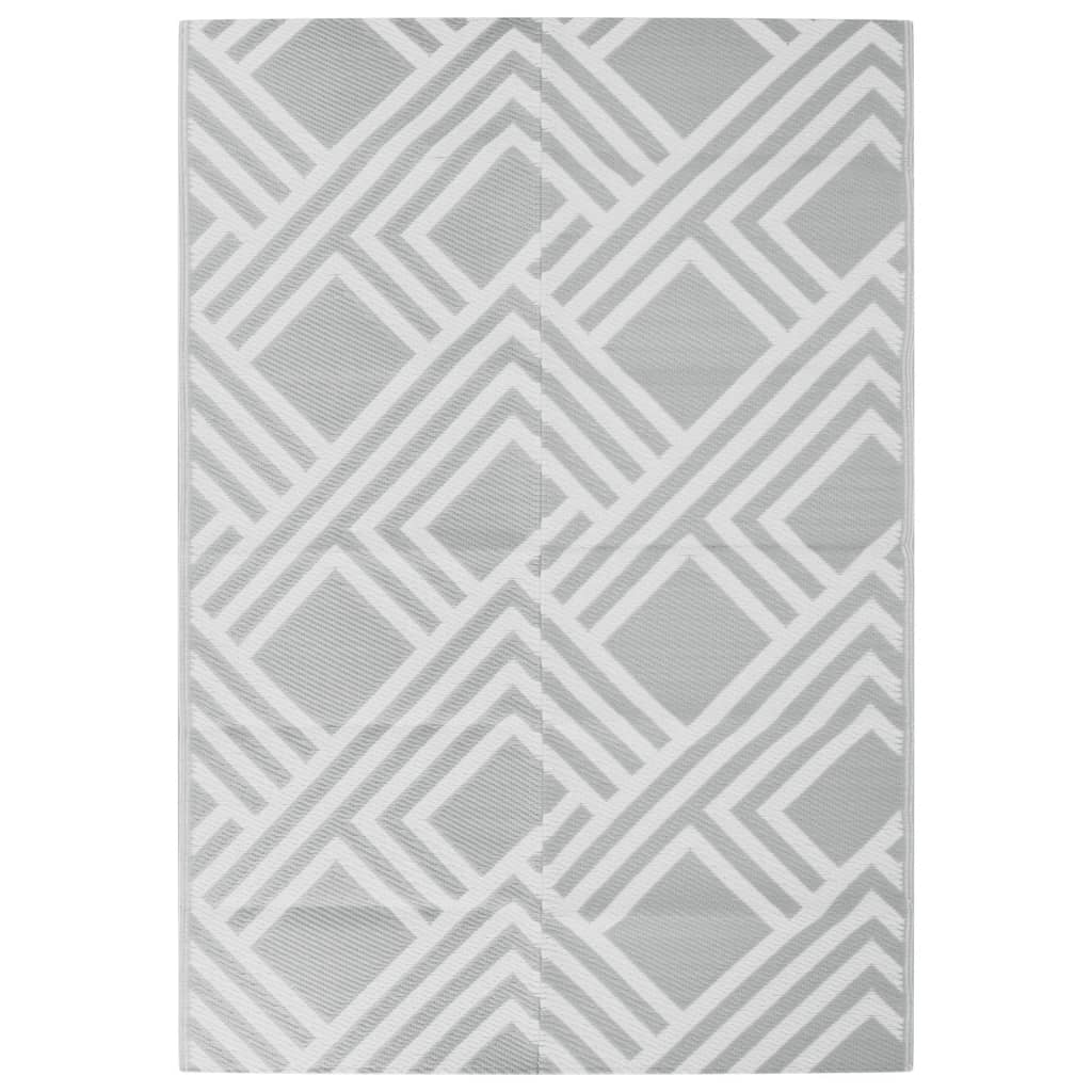 Outdoor Carpet ARAKIL Grey 160x230 cm PP
