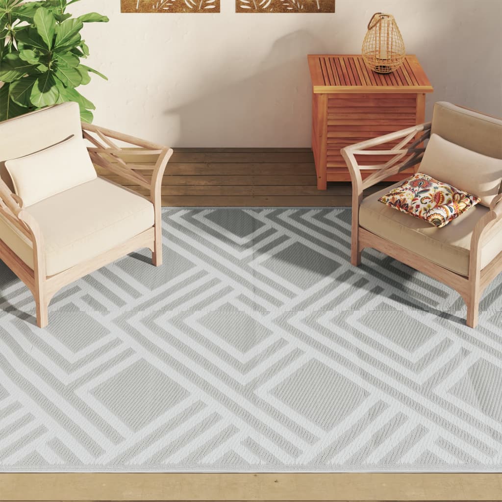 Outdoor Carpet ARAKIL Grey 160x230 cm PP