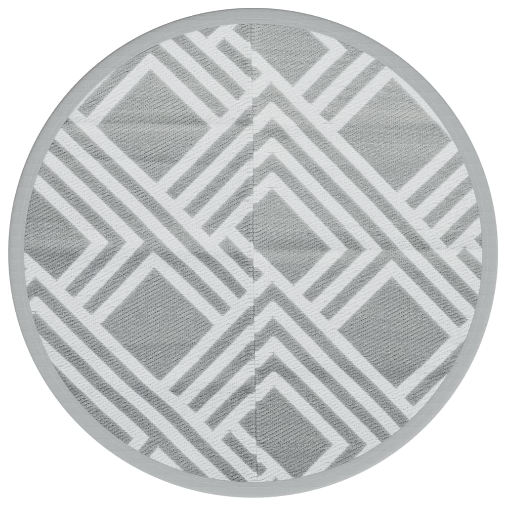 Outdoor Carpet ARAKIL Grey Ø200 cm PP