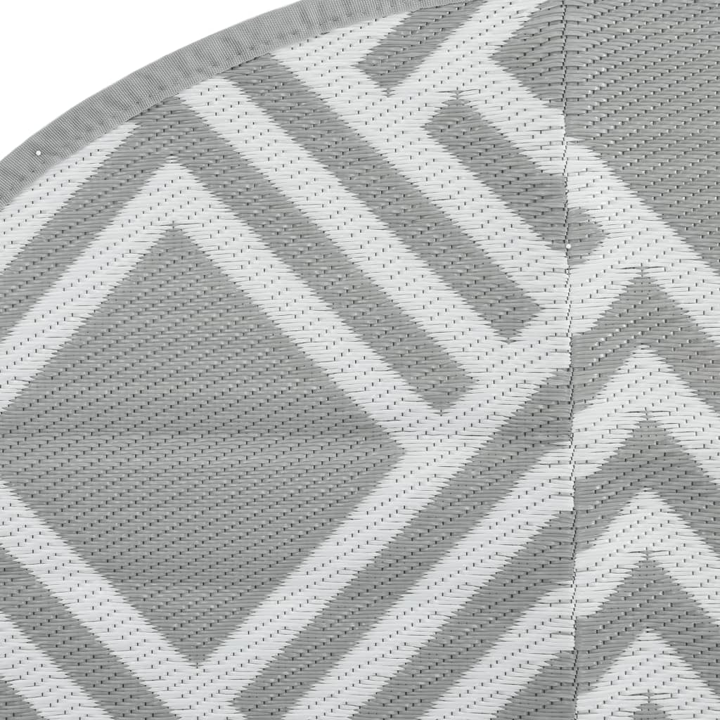 Outdoor Carpet ARAKIL Grey Ø200 cm PP