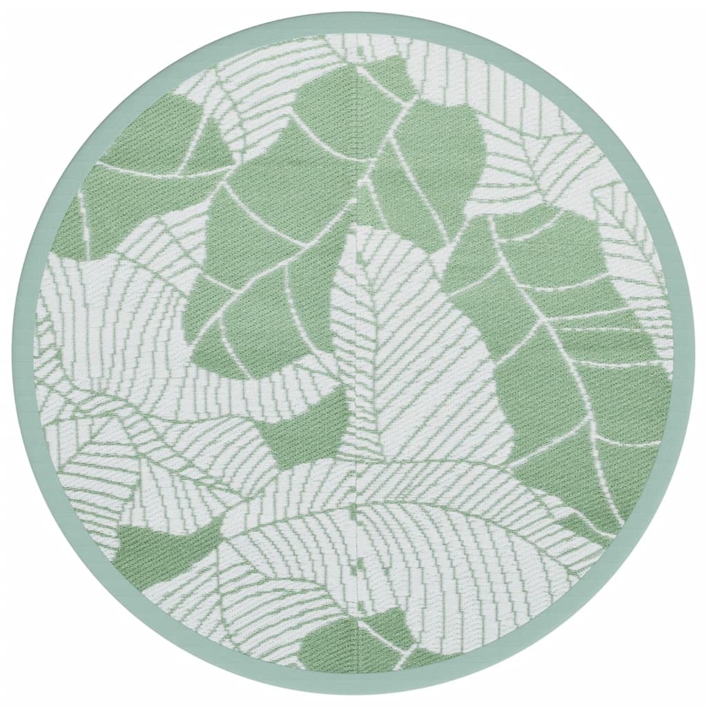 Outdoor Carpet ARAKIL Green Ø120 cm PP