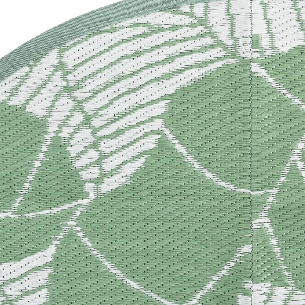 Outdoor Carpet ARAKIL Green Ø120 cm PP