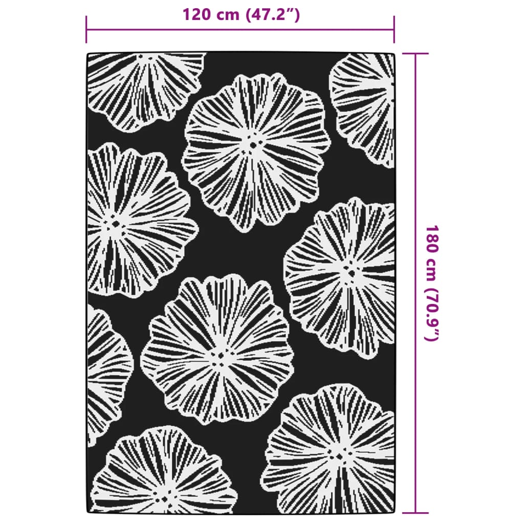 Outdoor Carpet ARAKIL Green 120x180 cm PP