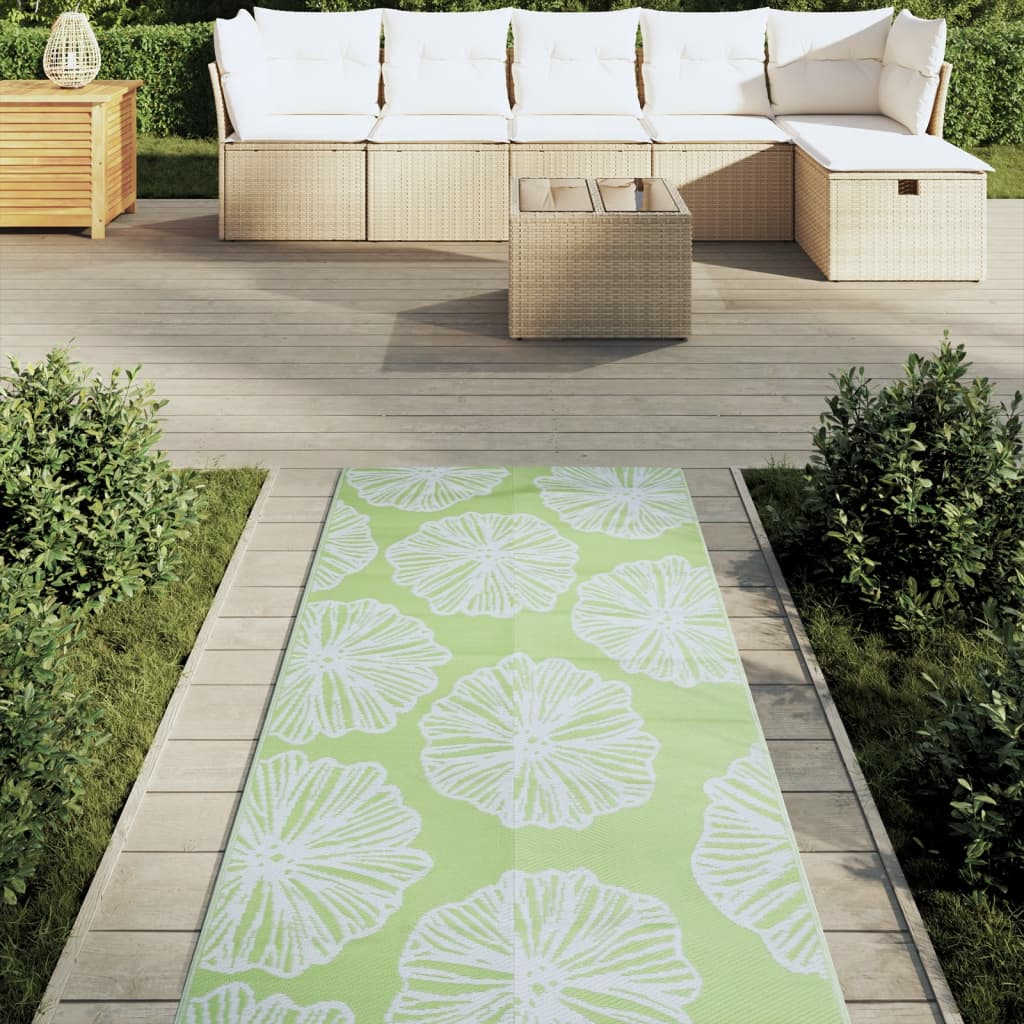 Outdoor Carpet ARAKIL Green 80x250 cm PP