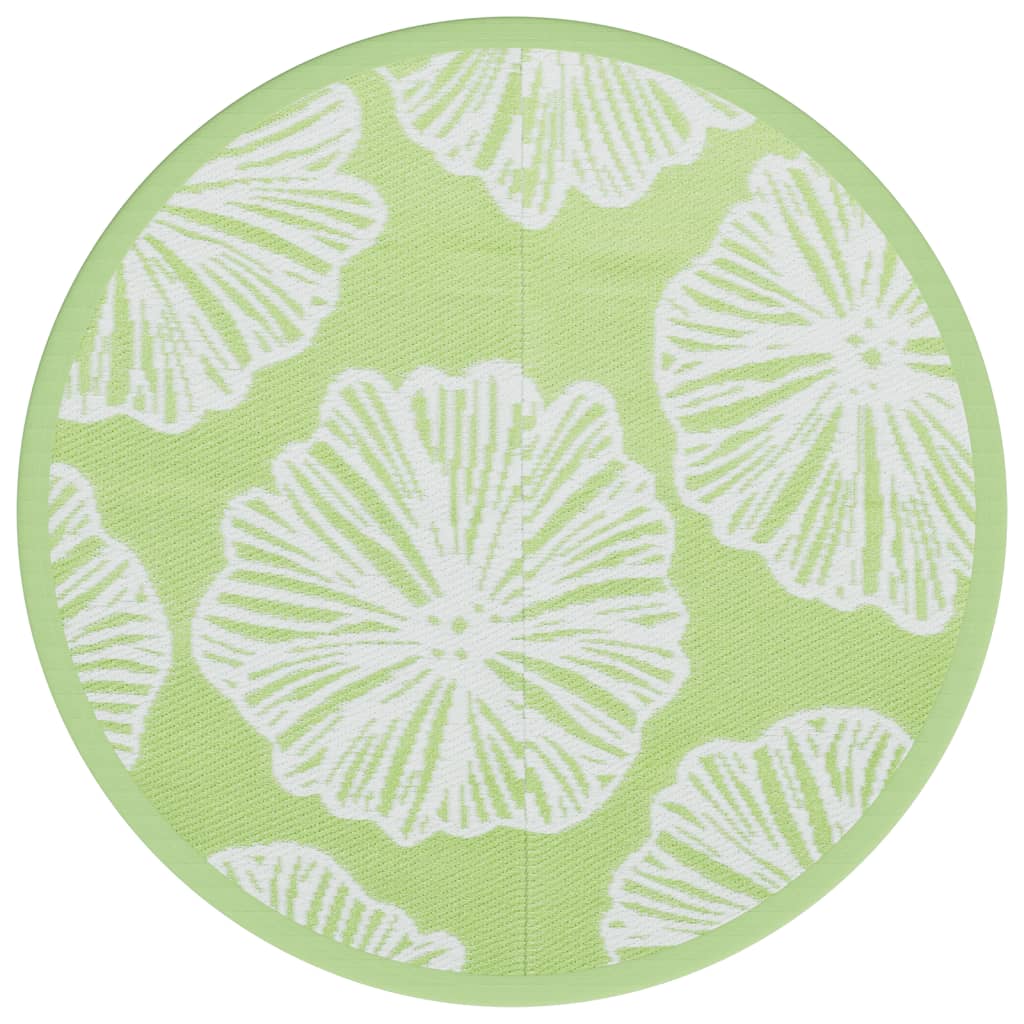 Outdoor Carpet ARAKIL Green Ø200 cm PP