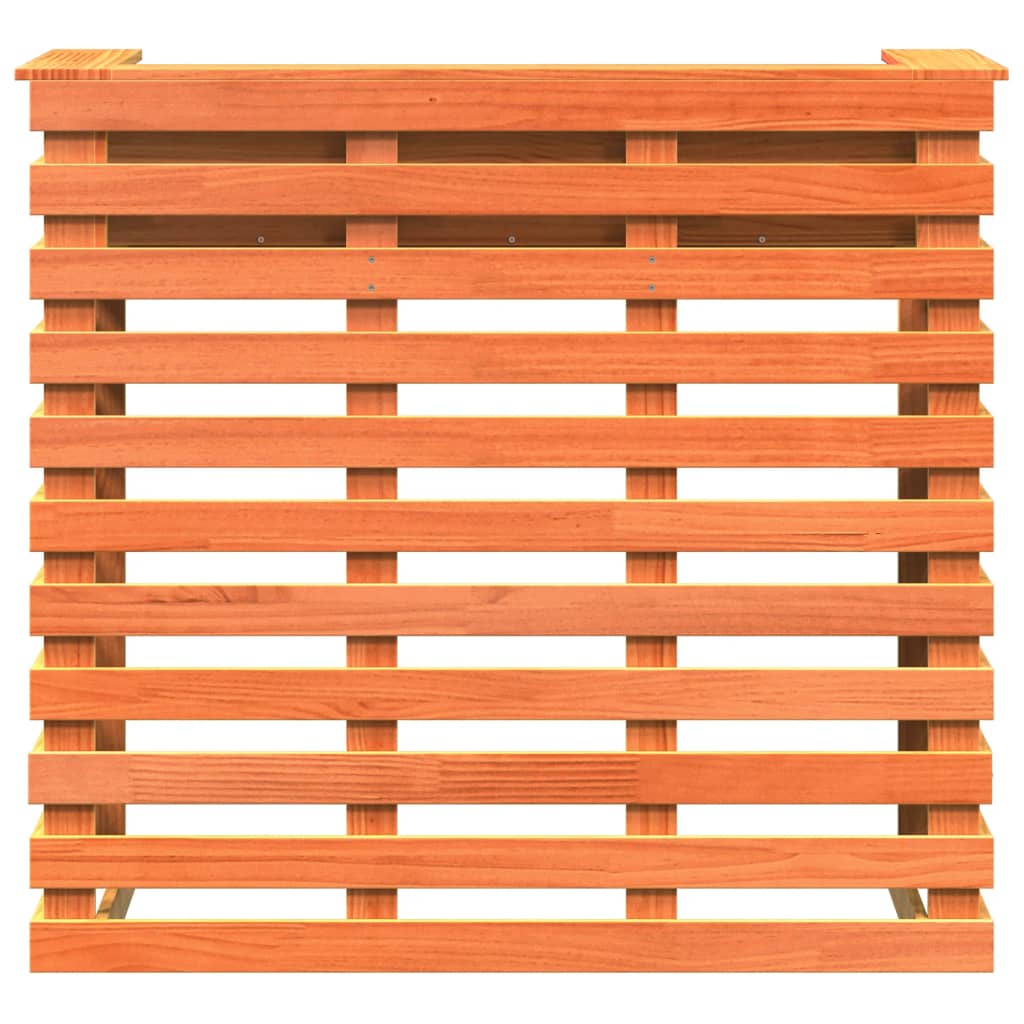 Outdoor Bar Table Wax Brown 113.5x50x103 cm Solid Wood Pine