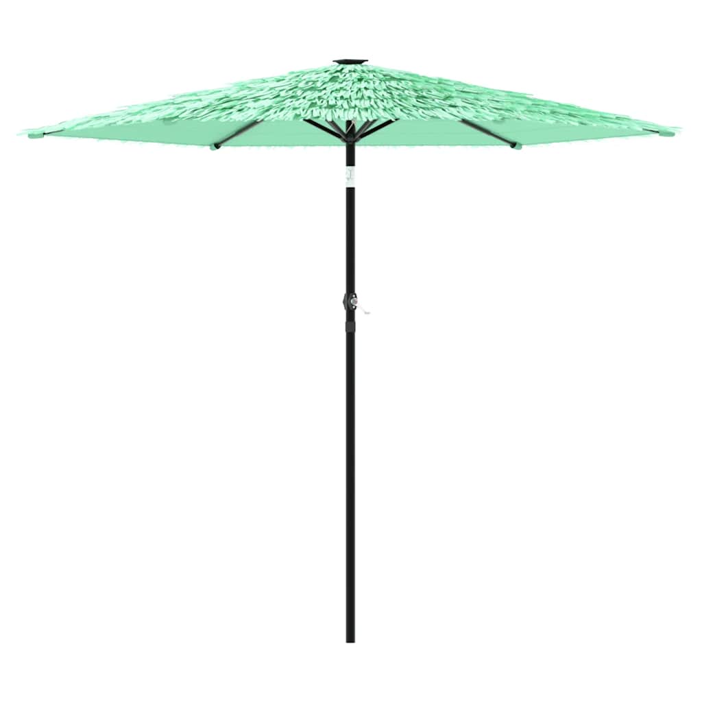 Garden Parasol with Steel Pole Green 268x268x226 cm