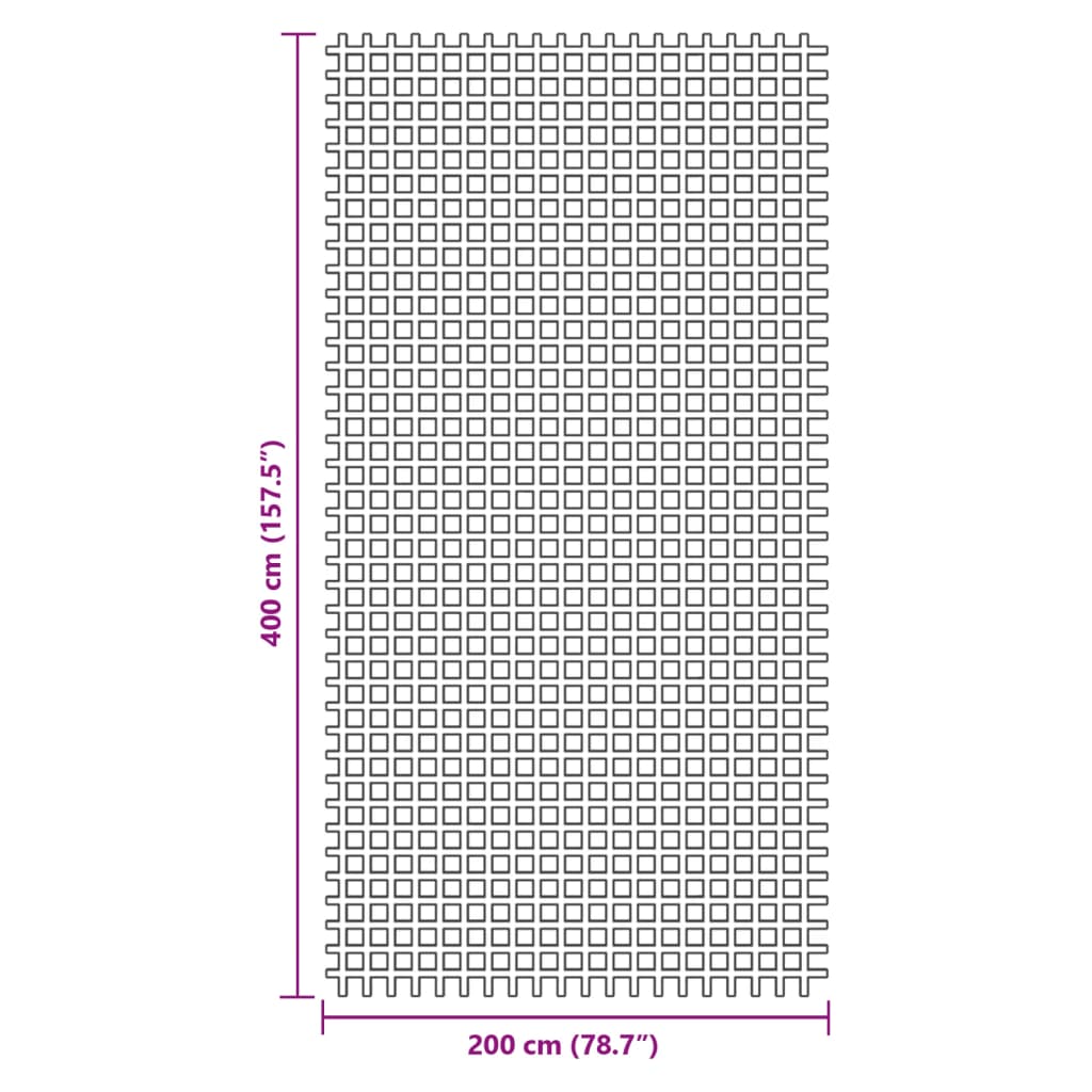 Tent Carpet Anthracite 4x2 m