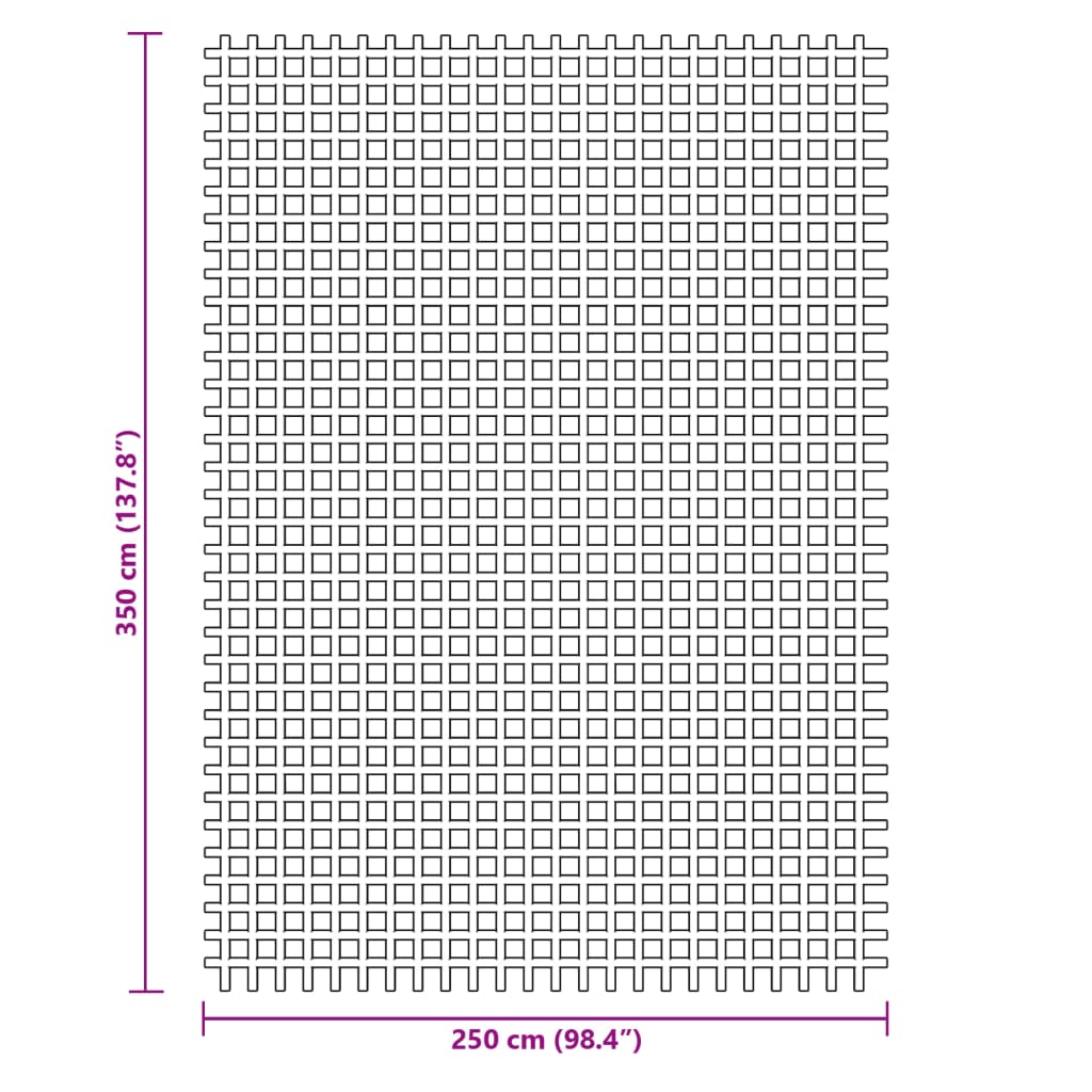 Tent Carpet Anthracite 3.5x2.5 m