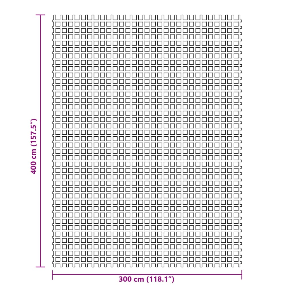 Tent Carpet Anthracite 4x3 m