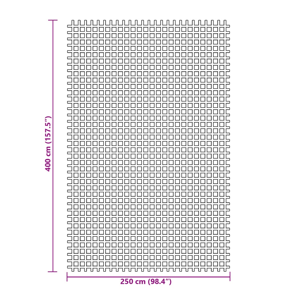 Tent Carpet Blue 4x2.5 m