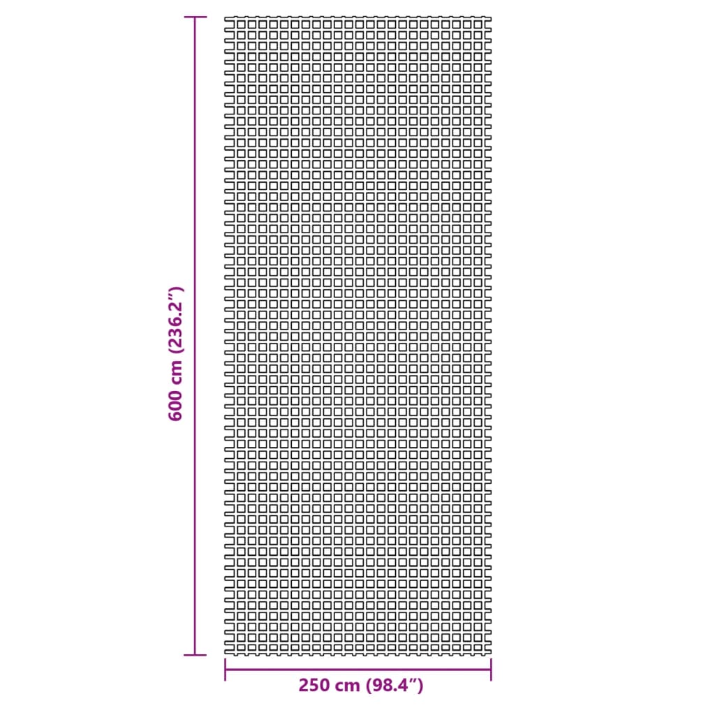 Tent Carpet Green 6x2.5 m