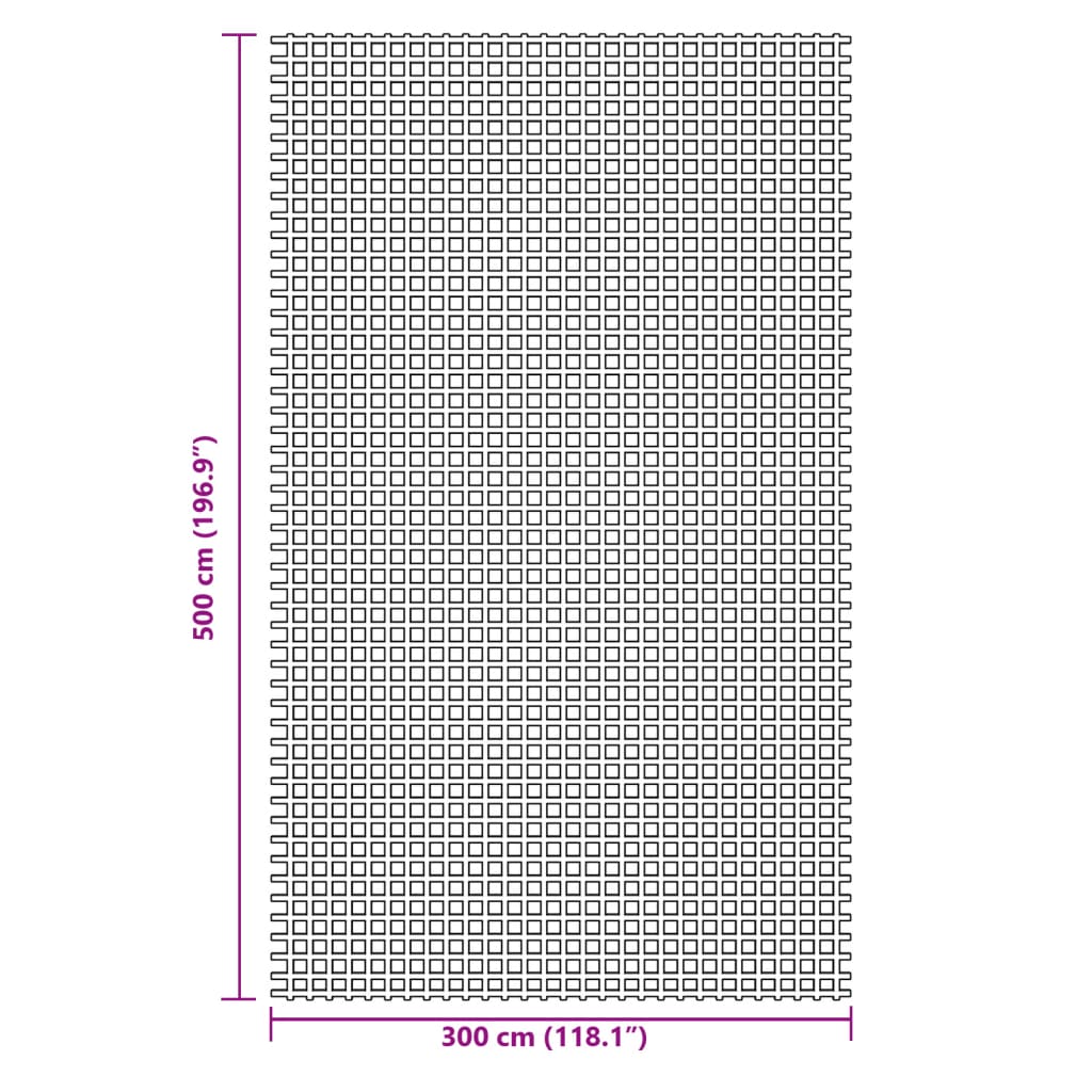 Tent Carpet Green 5x3 m