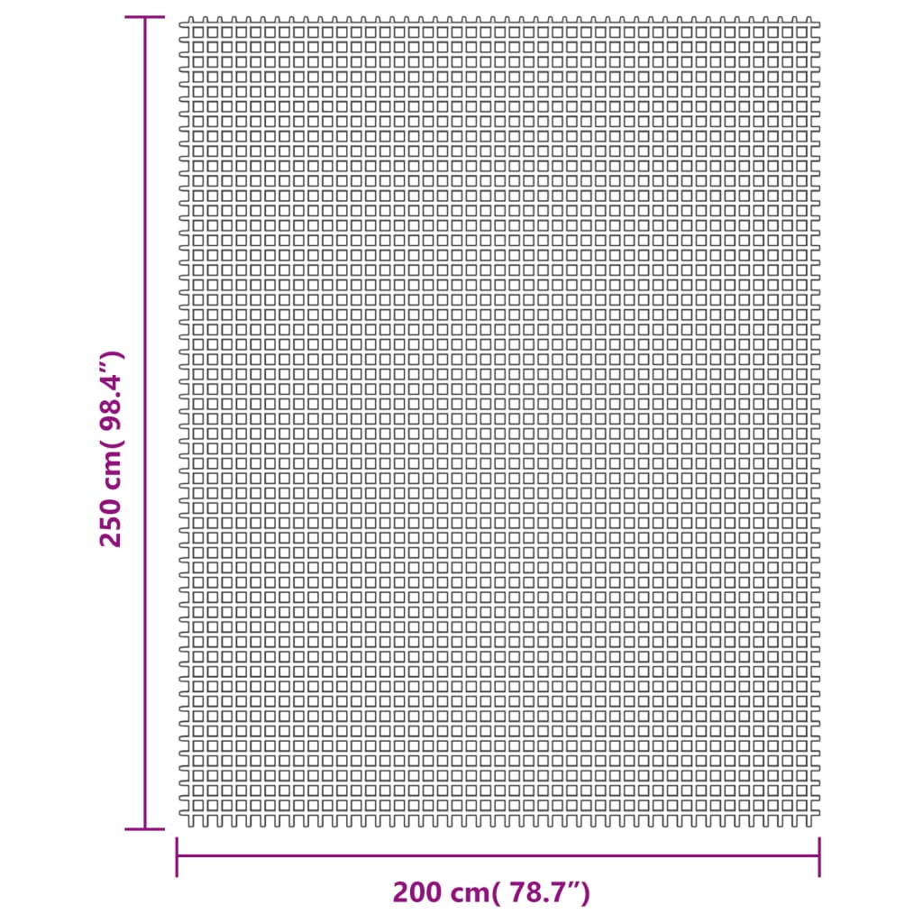 Tent Carpet Light Grey 2.5x2 m