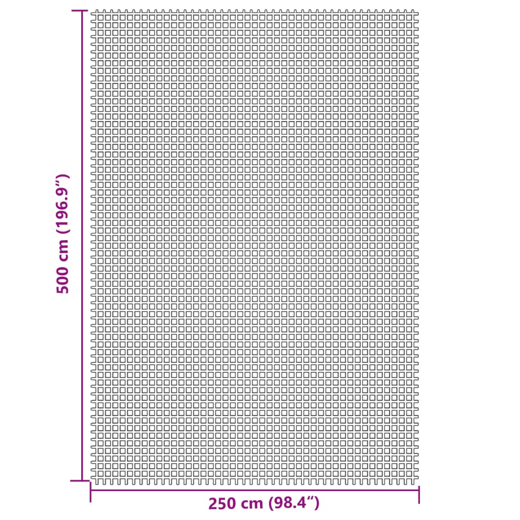 Tent Carpet Light Grey 5x2.5 m