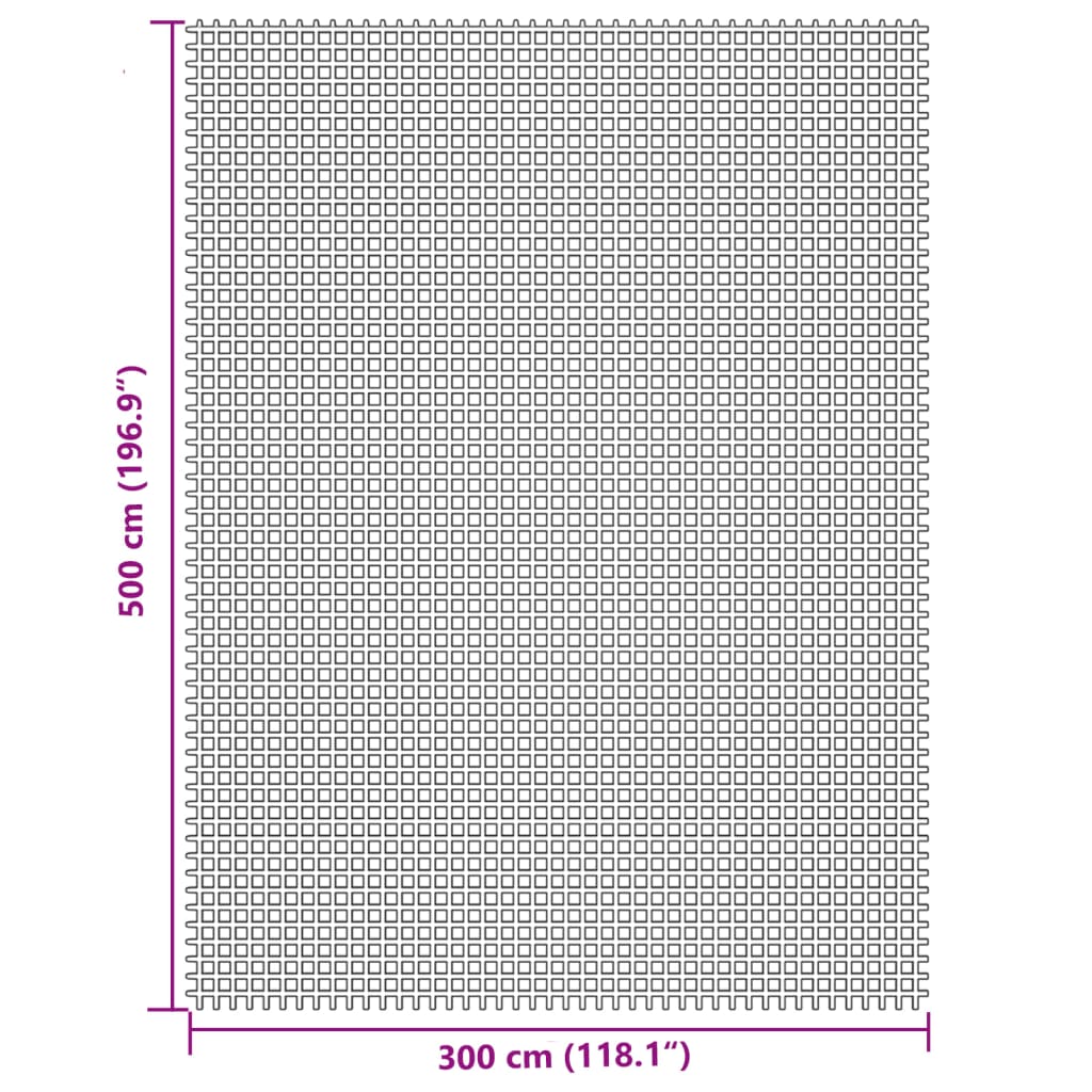 Tent Carpet Light Grey 5x3 m