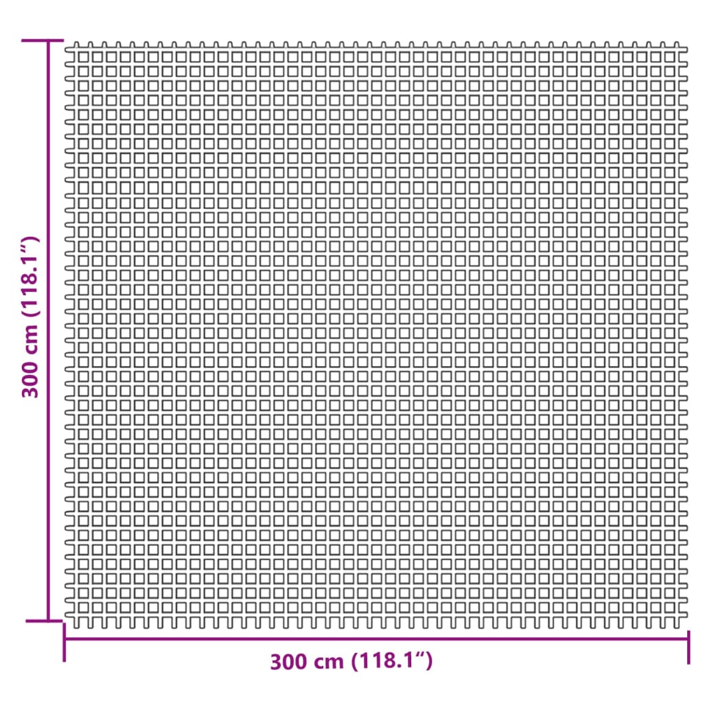 Tent Carpet Cream 3x3 m
