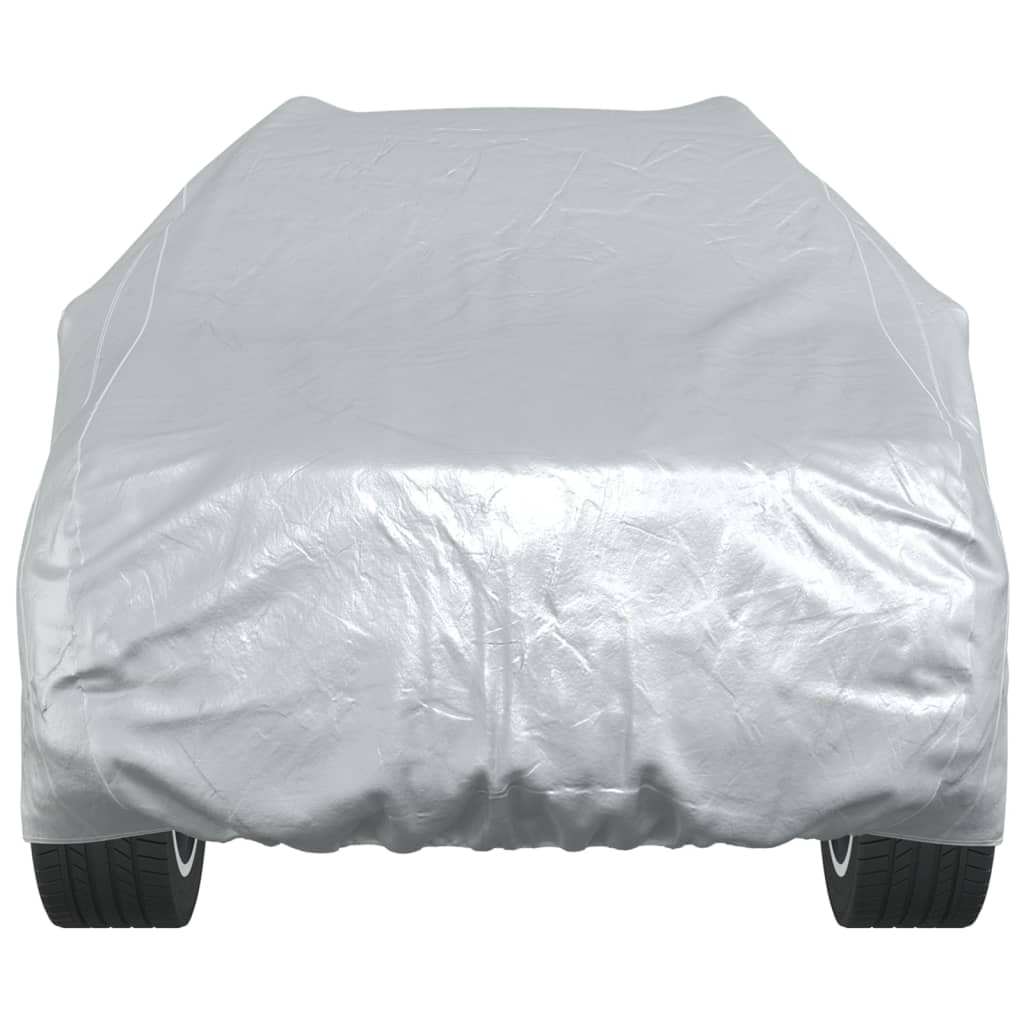 Car Cover for SUV with Buckle Straps Full Silver XL