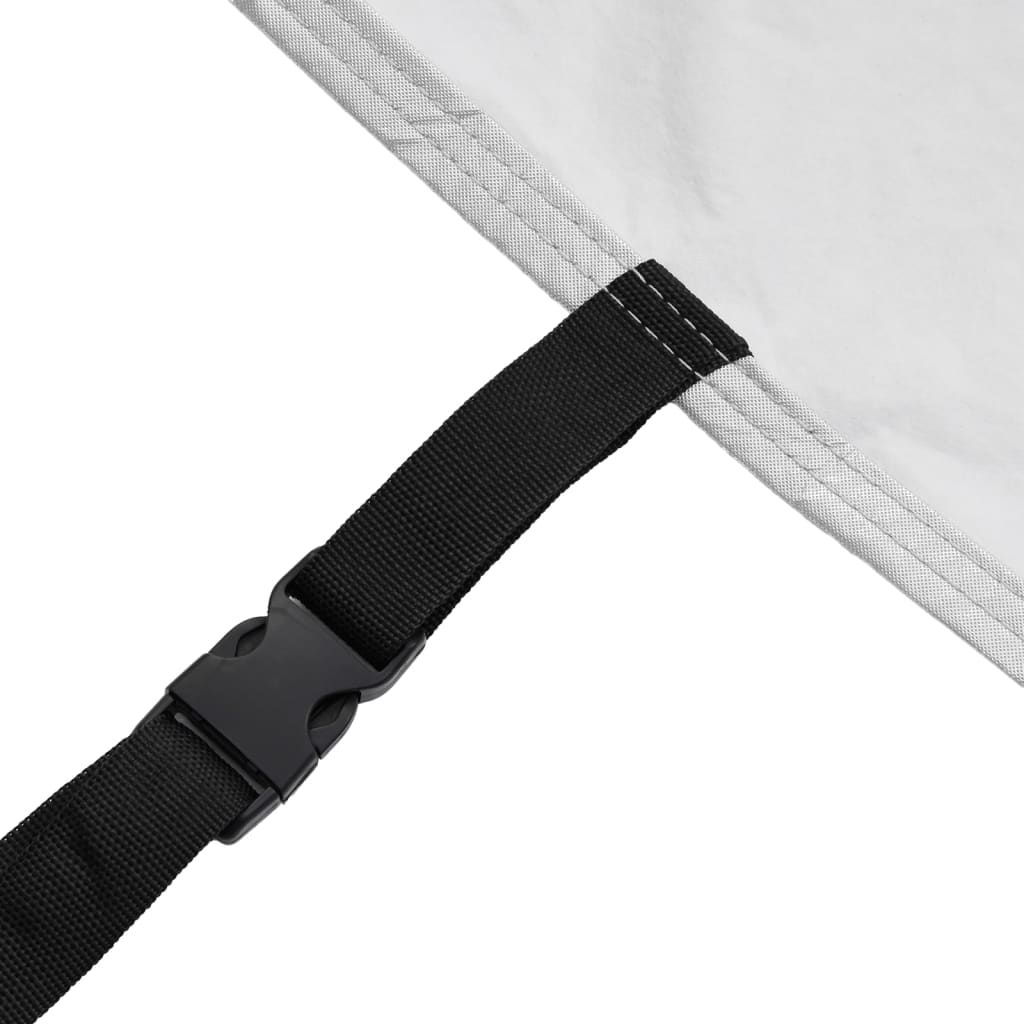 Car Cover for SUV with Buckle Straps Full Silver XL