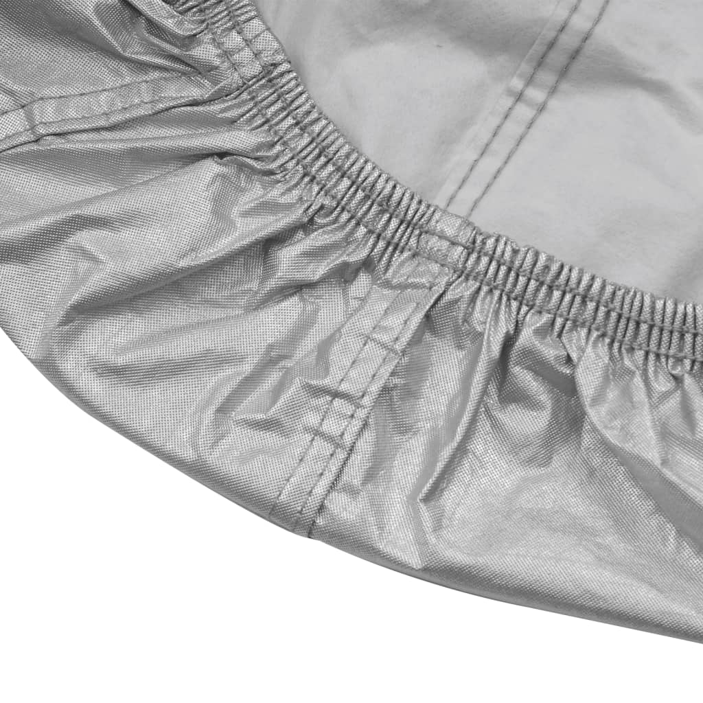 Car Cover for SUV with Buckle Straps Full Silver L PEVA
