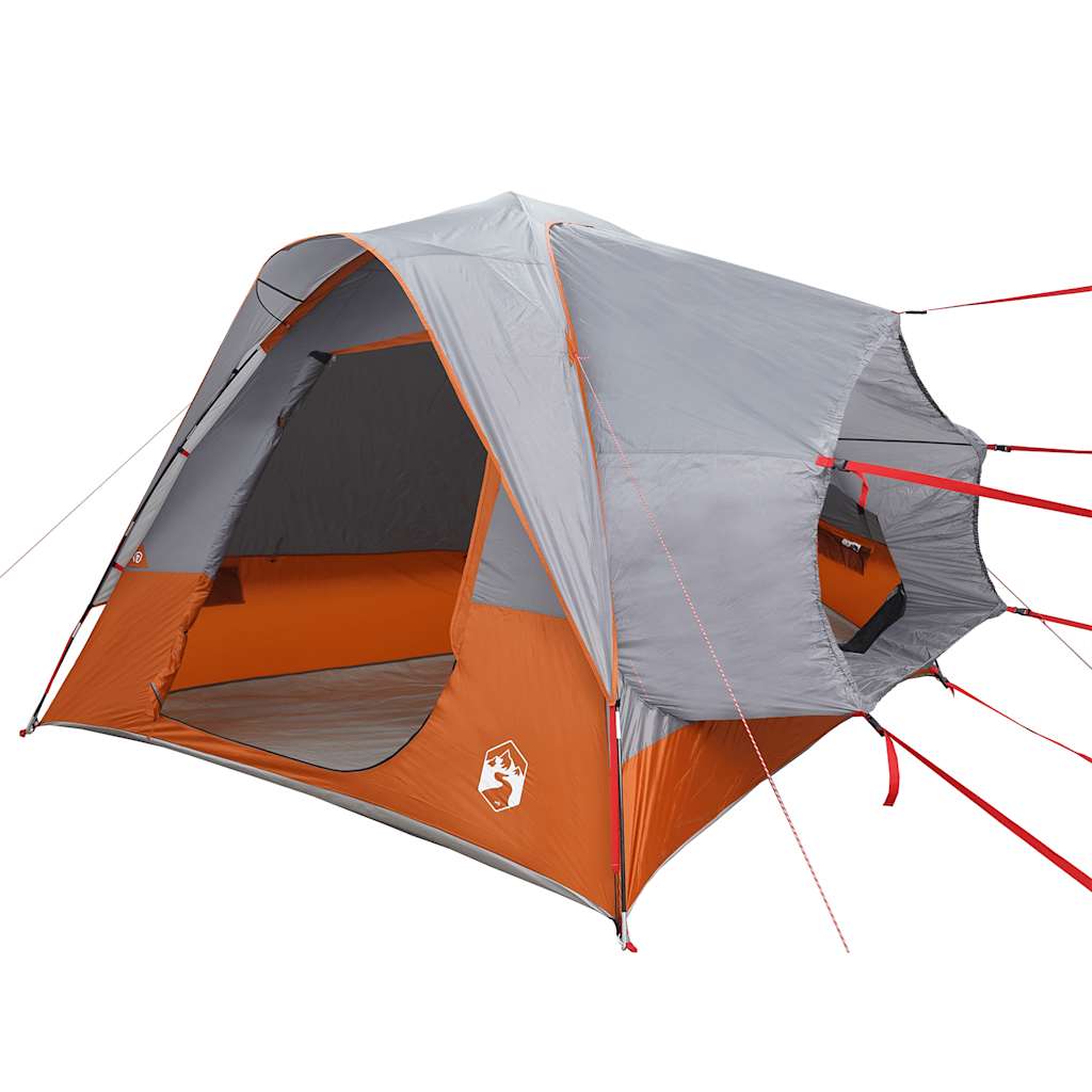Car Tent 4-Person Grey and Orange Waterproof