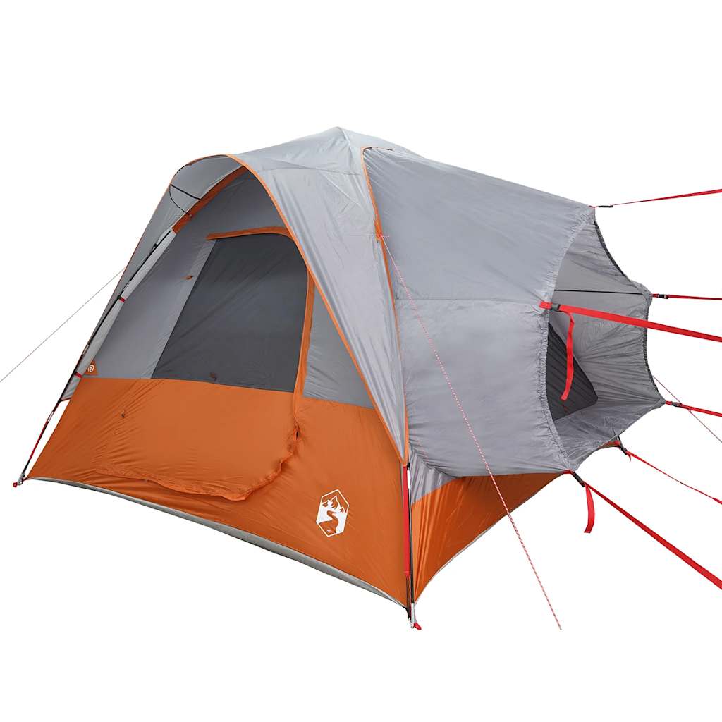 Car Tent 4-Person Grey and Orange Waterproof